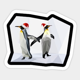 Santa's Penguin Helpers Sticker